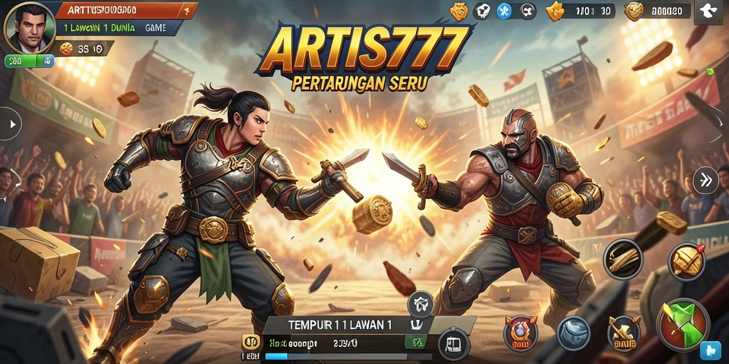 Antarmuka seru untuk pertarungan 1 lawan 1 di ARTIS777.