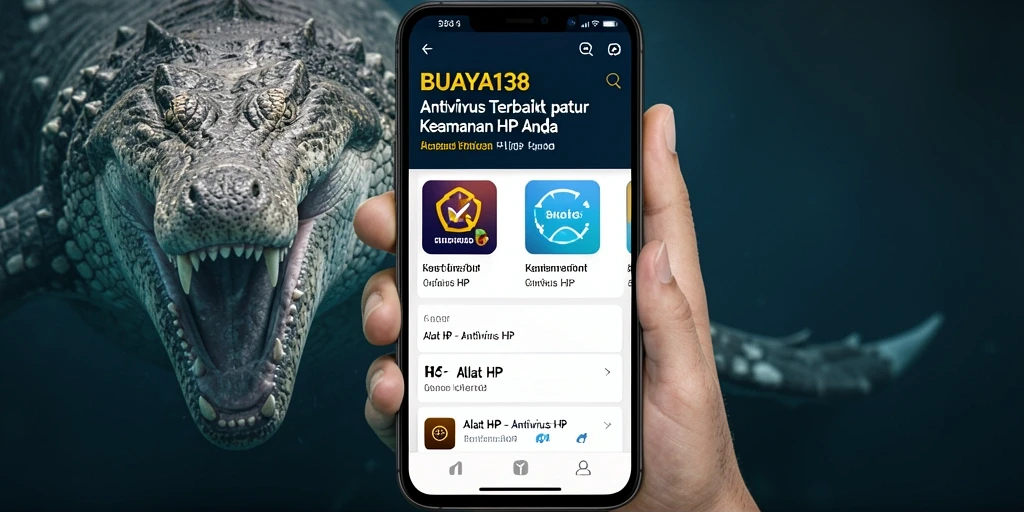 Antarmuka pengguna BUAYA138 yang sederhana namun efektif.