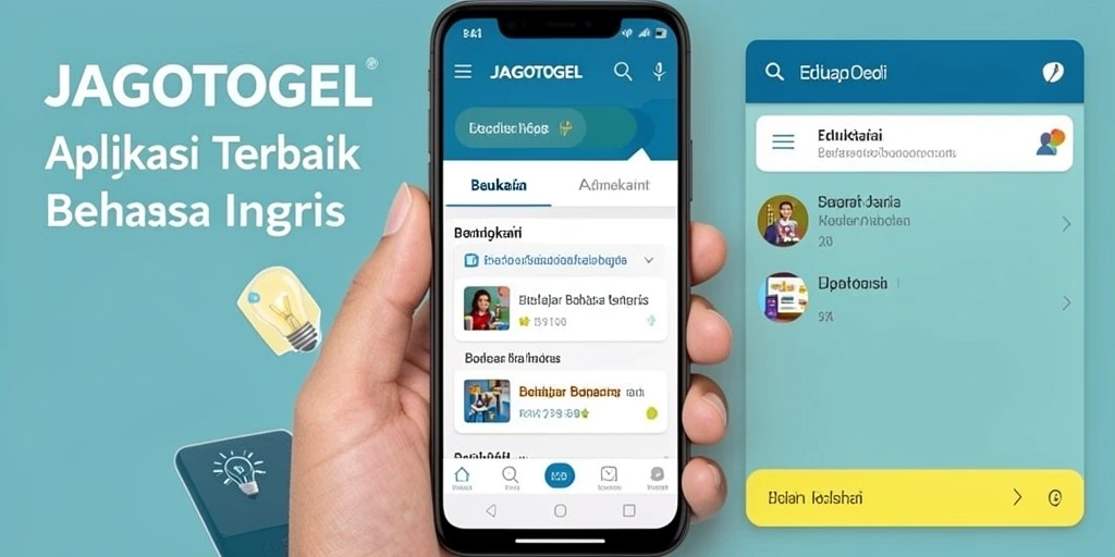 Antarmuka JAGOTOGEL yang menarik untuk Belajar Bahasa Inggris.