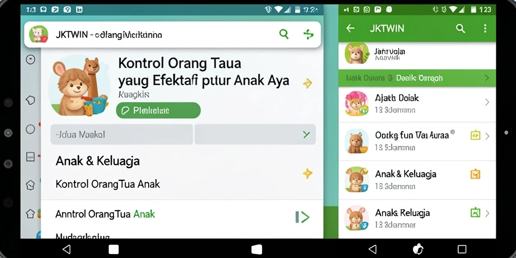 Tampilan antarmuka JKTWIN yang sederhana dan informatif.