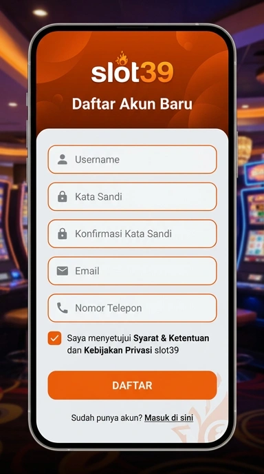 Buat Akun Baru di slot39 dengan Mudah