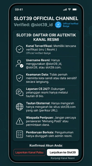 Halaman Resmi Slot39 untuk Pengguna Android
